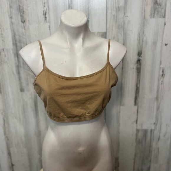 Tops - Brown crop top